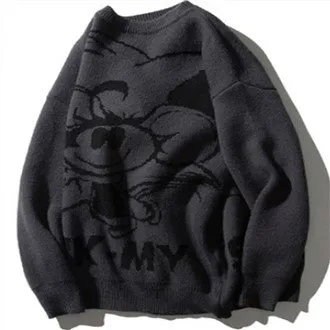 Kreslený pánsky sveter pre mačky